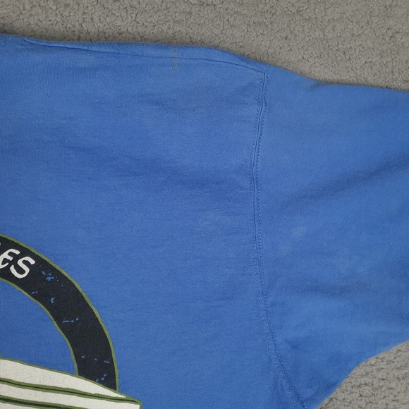 Moondoggies Beach Club T-Shirt Mens Large Blue Surf San Luis Obispo California - Picture 14 of 16